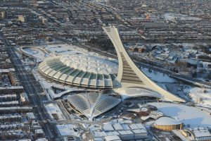 Photo aérienne du Stade olympique, le lundi 5 mars 2012, à Montréal. MAXIME LANDRY/TVA NOUVELLES/AGENCE QMI